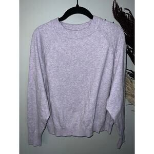 A New Day light purple lilac crew neck pullover sweater